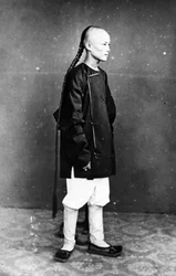 Kínai szolga, az 1870-es évek körül